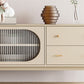 Rattan Living Room Sideboard Cabinet Modern Credenza with Storage and Drawer Clearhalo 'buffet_sideboard' 'Buffets & Sideboards' 'furn' 'furn_buffet_sideboard' 'Furniture' 'furniture_buffet_sideboard' 'Kitchen & Dining Furniture' 1200x1200_6b0a1312-83bb-435e-8489-a915660fdea9