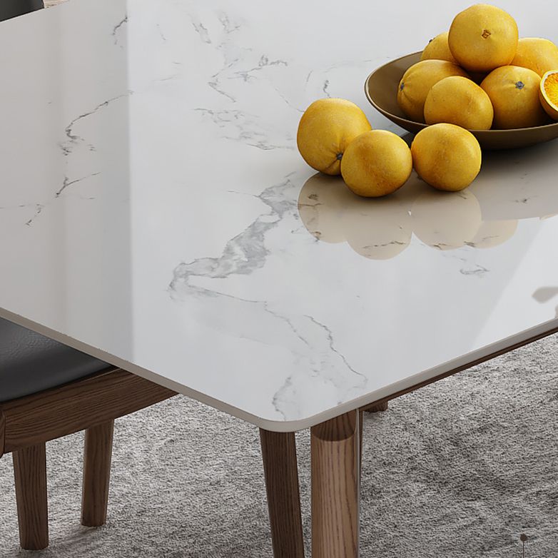Industrial Sintered Stone Top Dining Table Rectangle Kitchen Dining Table with 4 Legs Base Clearhalo ' dining_table' 'Dining Tables & Seating' 'Dining Tables' 'furn' 'furn_dining_table' 'Furniture' 'furniture_dining_table' 'Kitchen & Dining Furniture' 'kitchen&dining_furn' 'kitchen' 'kitchen_dining_table' 1200x1200_6b0a9c4c-9677-40bf-8f0d-b8d5d60b4683