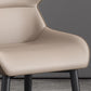 Modern Parsons Guest Chair Matte Finish Leather Curved Chair for Brasserie Clearhalo ' kitchen&dining_furn' 'Dining Chairs' 'Dining Tables & Seating' 'dining_chair' 'furn' 'furn_dining_chair' 'Furniture' 'furniture_dining_chair' 'Kitchen & Dining Furniture' 'kitchen' 1200x1200_6b0ac9c0-2c6e-40ac-8ac3-b329f65a6bf1