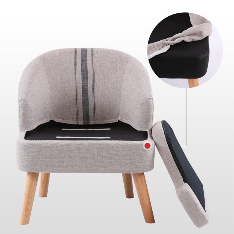 Faux Leather Chair Barrel Chair Solid Wood Frame Chair for Living Room Clearhalo 'Accent Chairs' 'accent_chairs' 'Chairs & Seating' 'furn' 'furn_accent_chairs' 'Furniture' 'furniture_accent_chairs' 'Living Room Furniture' 1200x1200_6b0b947c-5923-4725-810e-697a2613c349