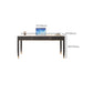 Contemporary Stone Office Desk 2 Drawers Parsons Base Writing Desk Clearhalo 'furn' 'furn_office_desk' 'Furniture' 'Office Desks' 'Office Furniture' 'office_desk' 1200x1200_6b0bec2f-082a-462a-8f8c-bfd6f15f8702