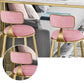 Glam Living Room Counter Chair Round Footrest Metal Counter Bar Stool with Cushion Clearhalo 'Bar Furniture' 'Bar Stools' 'bar_stools' 'furn' 'furn_bar_stools' 'Furniture' 'furniture_bar_stools' 'Kitchen & Dining Furniture' 1200x1200_6b0cc4e0-17d2-4a24-b927-db08778a9711