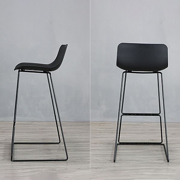 Industrial Style Barstool Metal and Plastic Bar Stool for Dinning Room Clearhalo 'Bar Furniture' 'Bar Stools' 'bar_stools' 'furn' 'furn_bar_stools' 'furniture_bar_stools' 'Kitchen & Dining Furniture' 'kitchen&dining_furn' 'kitchen' 'kitchen_furn' Furniture' 1200x1200_6b0ce271-e9ca-44db-99d7-fa83069c5c18
