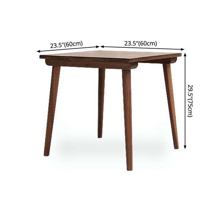 Square 4 Legs Industrial Table Wood Color Fixed Table of Solid Wood Clearhalo ' dining_table' 'Dining Tables & Seating' 'Dining Tables' 'furn' 'furn_dining_table' 'Furniture' 'furniture_dining_table' 'Kitchen & Dining Furniture' 'kitchen&dining_furn' 'kitchen' 'kitchen_dining_table' 1200x1200_6b0dabb9-b08f-40a1-b11b-15dfa34c318e