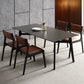 Modern Rectangle Dinette Set 1/4/5/7 Pieces Black Stone Top Indoor Dining Set Clearhalo 'Dining Room Sets' 'Dining Tables & Seating' 'dining_room_set' 'furn' 'furn_dining_room_set' 'Furniture' 'Kitchen & Dining Furniture' 1200x1200_6b0e7f55-01f1-4270-af21-ebd5a78c457c