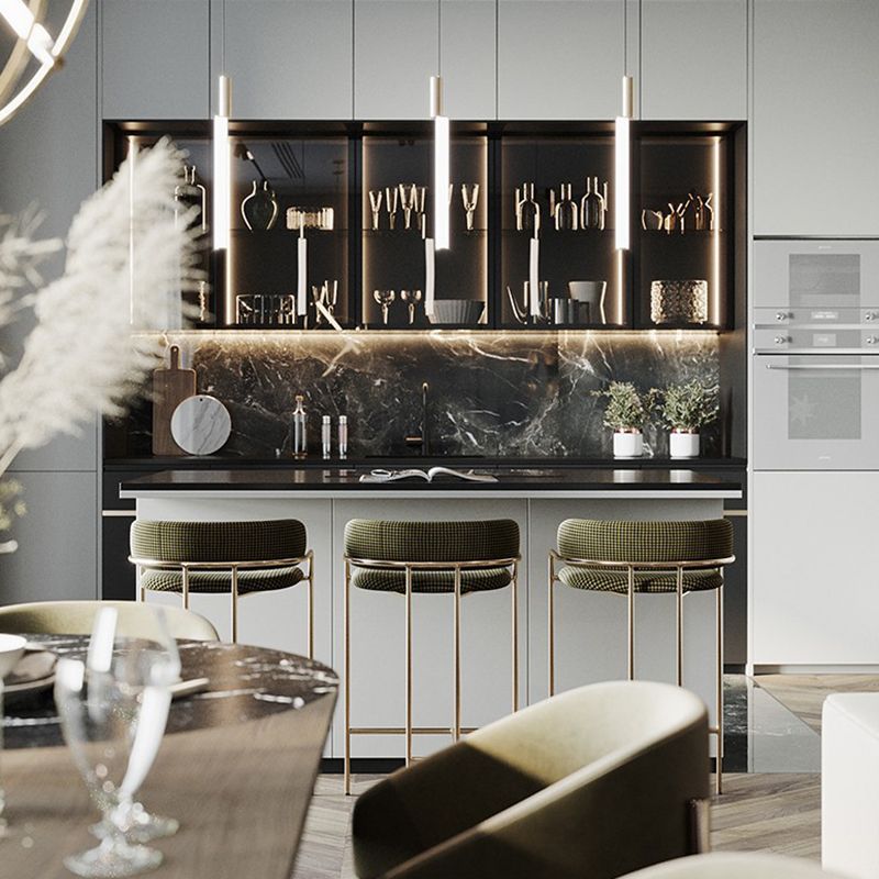 Modern Indoor Upholstered Bar Stool Low Back Footrest Counter Stool Clearhalo 'Bar Furniture' 'Bar Stools' 'bar_stools' 'furn' 'furn_bar_stools' 'Furniture' 'Kitchen & Dining Furniture' 1200x1200_6b114d9d-56a4-44f0-9a30-4360397b183f