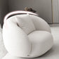 Contemporary Tuxedo Arm Sofa White Tight Back Seating for Living Room