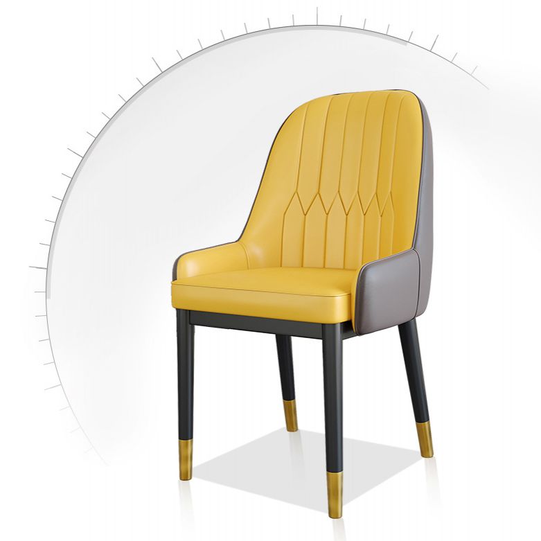 Metal Scandinavian Style Dining Chair Parsons Dining Side Chair for Restaurant Clearhalo ' kitchen&dining_furn' 'Dining Chairs' 'Dining Tables & Seating' 'dining_chair' 'furn' 'furn_dining_chair' 'Furniture' 'furniture_dining_chair' 'Kitchen & Dining Furniture' 'kitchen' 1200x1200_6b125e4c-2f65-4148-af24-c57e3d082d48