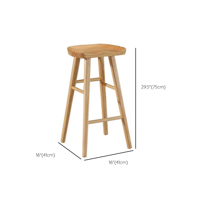 Contemporary Style 1/2/4/5 Pieces Bar Table Set Rectangle Bar Table with Wooden Stools