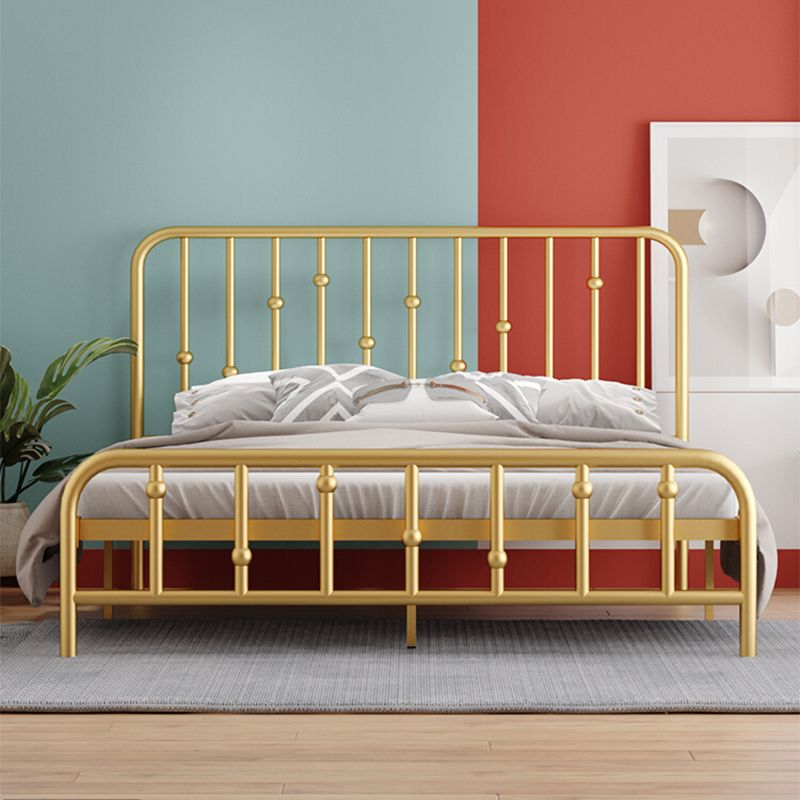 Meddino de metal moderno, estándar de alto perfil con cabecera rectangular