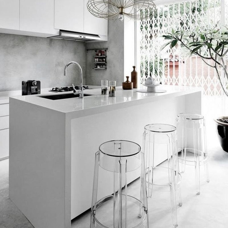 Nordic Style 30-inch Barstool Transparent Plastic Bar Stool for Dinning Room Clearhalo 'Bar Furniture' 'Bar Stools' 'bar_stools' 'furniture_bar_stools' 'Kitchen & Dining Furniture' 'kitchen&dining_furn' 'kitchen' 'kitchen_furn' Furniture' 1200x1200_6b175450-8eb3-496a-9420-6f9990a317b1