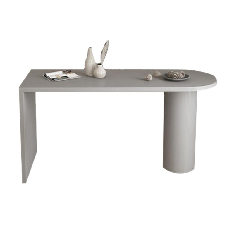 Tavolo da bar in legno con finitura opaca con tavolo da pub moderno doppio piedistallo per piccoli luoghi