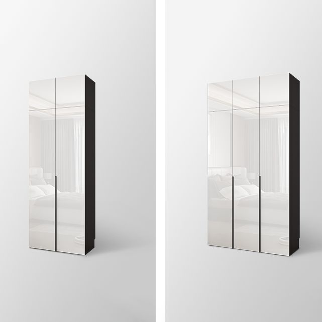 Zeitgenössischer Stil Holzgarderobe weißer Farbschrankschrank mit 1 Schublade