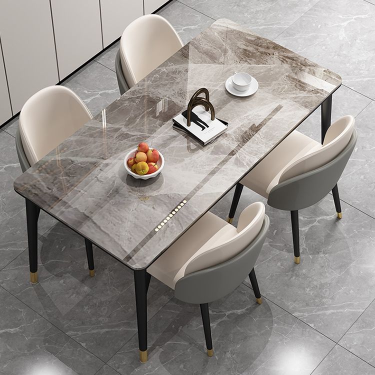 Contemporary 1/2/5/7 Pieces Furniture Stone Rectangle Dining Chairs Set for Home Clearhalo 'Dining Room Sets' 'Dining Tables & Seating' 'dining_room_set' 'furn' 'furn_dining_room_set' 'Furniture' 'Kitchen & Dining Furniture' 1200x1200_6b191cc4-2918-4a67-82cd-30df018de268