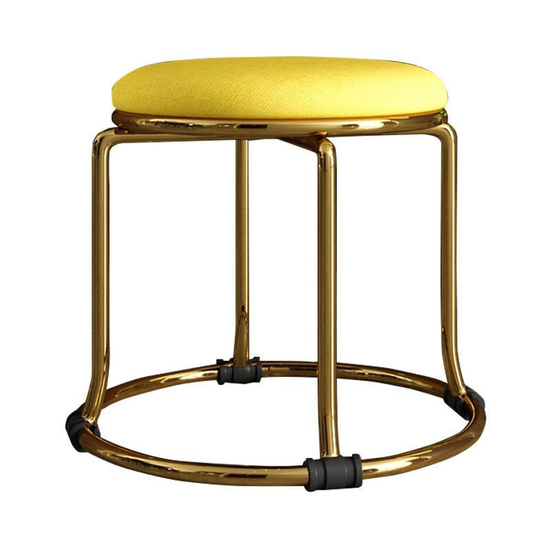 Fabric Standard Stool Modern Style Simple Household Round Stool Clearhalo 'furn' 'furn_ottomans_poufs' 'Furniture' 'Living Room Furniture' 'Ottomans & Poufs' 'ottomans_poufs' 1200x1200_6b19203a-9709-4c3e-a1a8-4ebc3fa74b87