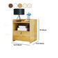 Panel artificial 18 '' Altantador de cajones de la mesita de altura Moderno de cama de cama con cerradura