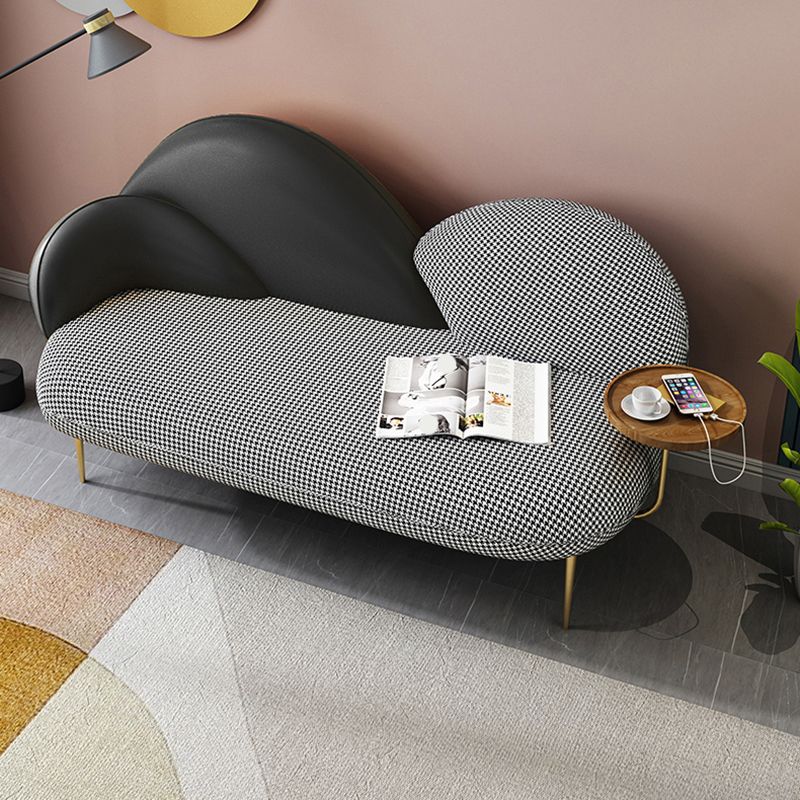 Contemporary Curved Sofa Moon Shape Sloped Arm Sofa with Storage Tray for Living Room Clearhalo 'furn' 'furn_sofas' 'Furniture' 'Living Room Furniture' 'Sofa' 'sofas' 1200x1200_6b1a0823-f837-4a4f-9d26-9e3670aff324