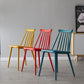 Scandinavian Plastic Kitchen Room Chair Slat Back Side Chair Clearhalo ' kitchen&dining_furn' 'Dining Chairs' 'Dining Tables & Seating' 'dining_chair' 'Furniture' 'furniture_dining_chair' 'Kitchen & Dining Furniture' 'kitchen' 1200x1200_6b1a2d30-b746-49c5-9ac5-75bd87adbcf6