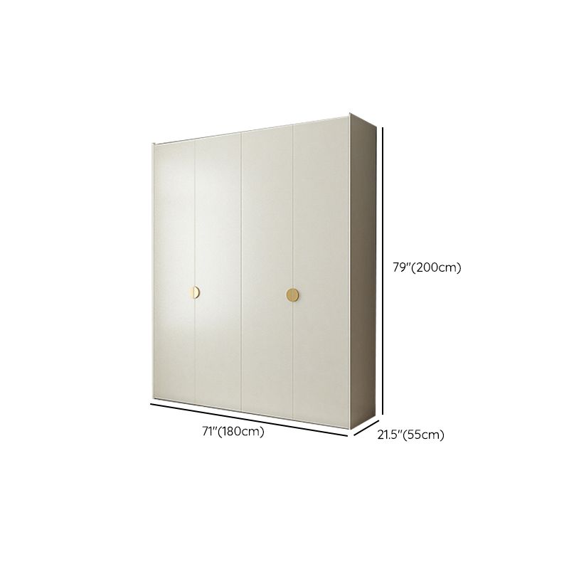 Engineered Wood Wardrobe Cabinet Modern Wardrobe Closet with Shelves for Home Clearhalo 'Armoires & Wardrobes' 'armoires_wardrobes' 'Bedroom Furniture' 'furn' 'furn_armoires_wardrobes' 'Furniture' 1200x1200_6b1de624-09c9-44ab-9da3-16182925f58a