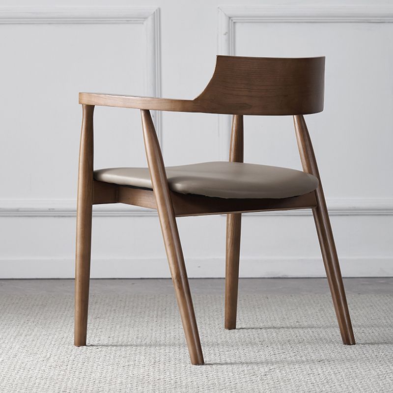 Traditional Style Wood Dining Chair Kitchen Arm Dining Side Chair Clearhalo ' kitchen&dining_furn' 'Dining Chairs' 'Dining Tables & Seating' 'dining_chair' 'furn' 'furn_dining_chair' 'Furniture' 'furniture_dining_chair' 'Kitchen & Dining Furniture' 'kitchen' 1200x1200_6b1f33f6-69e6-4094-b2a3-807d376658de