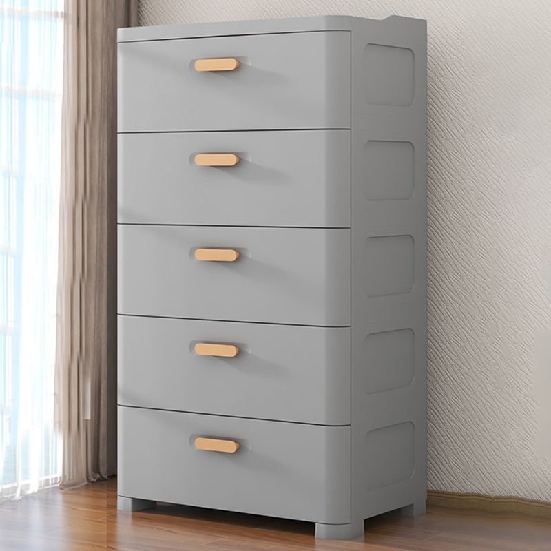 Plastic Matte Finish Non-Hanging Armoire Modern Storage Cabinet for Home