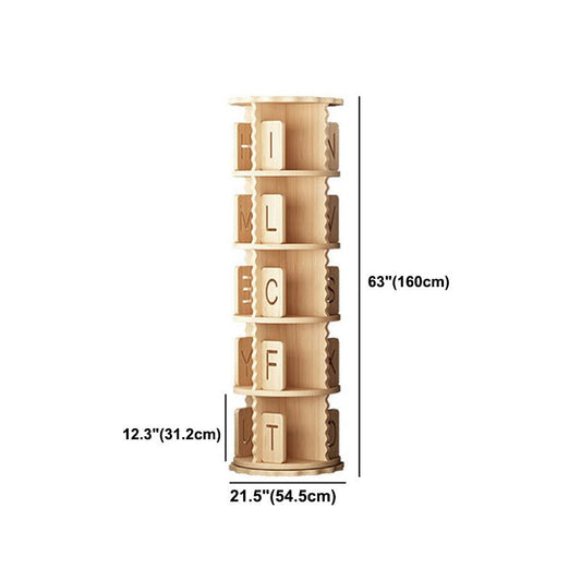 Scandinavian Style Bookshelf Closed Back Solid Wood Bookcase for Home Office Clearhalo 'Bookcases' 'furn' 'furn_bookcases' 'Furniture' 'furniture_bookcases' 'Office Furniture' 1200x1200_6b208136-41fc-4467-8102-616afca0454f