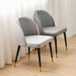 Scandinavian Style Upholstered Armless Dining Chairs Solid Back Dining Side Chair Clearhalo ' kitchen&dining_furn' 'Dining Chairs' 'Dining Tables & Seating' 'dining_chair' 'furn' 'furn_dining_chair' 'Furniture' 'furniture_dining_chair' 'Kitchen & Dining Furniture' 'kitchen' 1200x1200_6b21c8e7-3ed2-4a62-9385-44689b7fe055