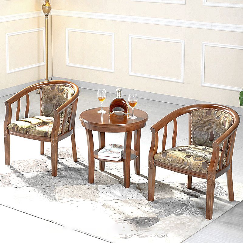 Modern Simple Arm Chair Wooden Frame Arm Dining Chair for Dining Room Clearhalo 'Dining Chairs' 'Dining Tables & Seating' 'dining_chair' 'furn' 'furn_dining_chair' 'Furniture' 'Kitchen & Dining Furniture' 1200x1200_6b21e3a6-6d63-43e5-980a-5ef62d267ab8