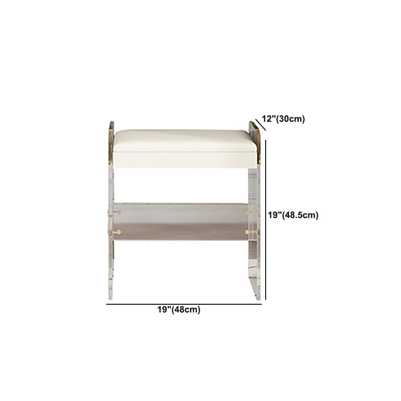 Glam leisteen bovenaankrandtafel Stoel Set massief houten make -upteller