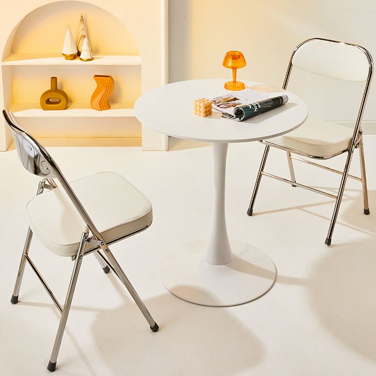 Metal Modern Round Dining Table Wood Top Indoor Table with Tulip Base Clearhalo ' dining_table' 'Dining Tables & Seating' 'Dining Tables' 'furn' 'furn_dining_table' 'Furniture' 'furniture_dining_table' 'Kitchen & Dining Furniture' 'kitchen&dining_furn' 'kitchen' 'kitchen_dining_table' 1200x1200_6b238bf1-9419-4843-96c3-98319adb9b99