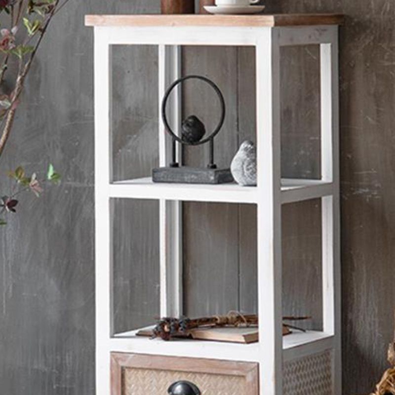 コンテンポラリー13.8 "幅の木製の胸、引き出し付きの長方形のアクセントキャビネット