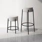 Modern Armless Backless Counter Stool Iron Cafe Bar Stool with Cushion and Pedal Clearhalo 'Bar Furniture' 'Bar Stools' 'bar_stools' 'furn' 'furn_bar_stools' 'Furniture' 'furniture_bar_stools' 'Kitchen & Dining Furniture' 1200x1200_6b2b70ad-9984-4f1c-b05c-d09d86d69446