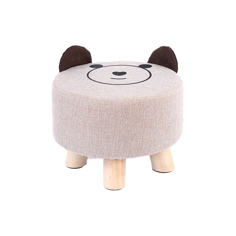 Modern Cotton Standard Tear Resistant Bear Standard for Drawing Room Clearhalo 'furn' 'furn_ottomans_poufs' 'Furniture' 'Living Room Furniture' 'Ottomans & Poufs' 'ottomans_poufs' 1200x1200_6b2c58db-d47f-4773-8860-70f6b02d298c