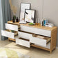 Contemporary Chest Legs Included Solid Wood Chest with Drawers for Bedroom