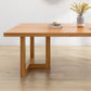 Pine Wood Dining Table Contemporary Table with Double Pedestal Base Clearhalo 'Dining Tables & Seating' 'Dining Tables' 'dining_table' 'furn' 'furn_dining_table' 'Furniture' 'Kitchen & Dining Furniture' 1200x1200_6b2e8098-97cd-4508-9b42-2d8866c25d54