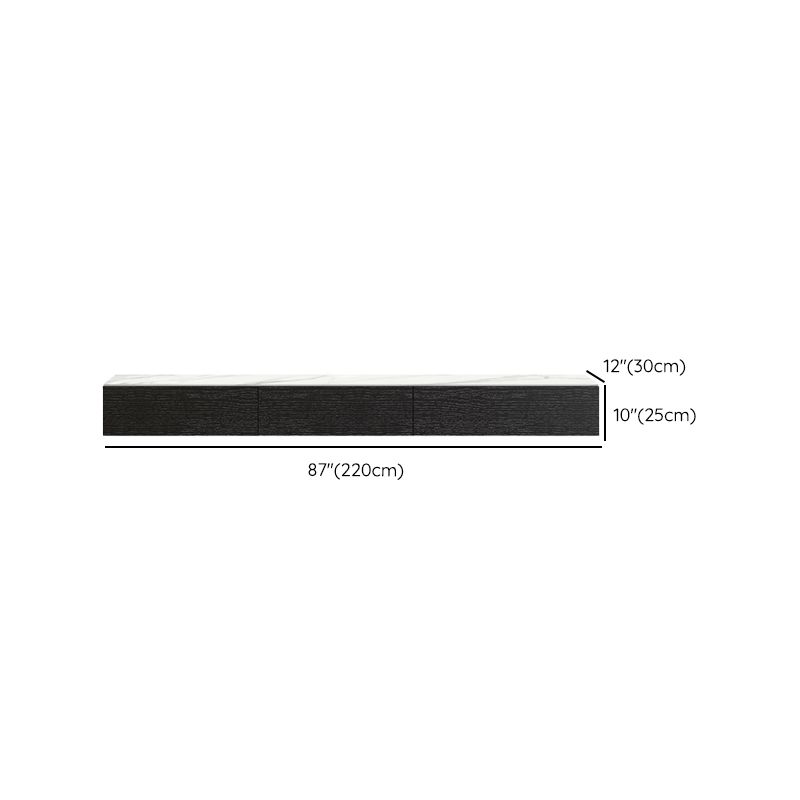Modern Stone TV Media Stand Wall-mounted TV Console for Living Room Clearhalo 'furn' 'furn_tv_stands_entertainment_centers' 'Furniture' 'Living Room Furniture' 'TV Stands & Entertainment Centers' 'TV Stands & Media Storage Furniture' 'tv_stands_entertainment_centers' 1200x1200_6b2f46c6-1669-4121-8230-c8a62c378a01