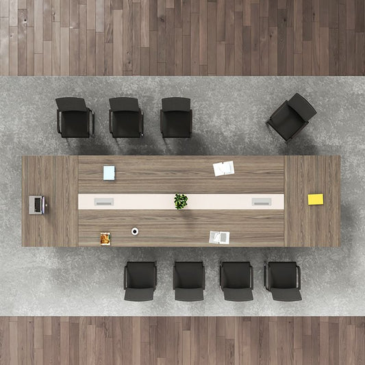 29.25-inch hoogte Modern Writing Desk Gefabriceerd Wood Rectangle Office Desk