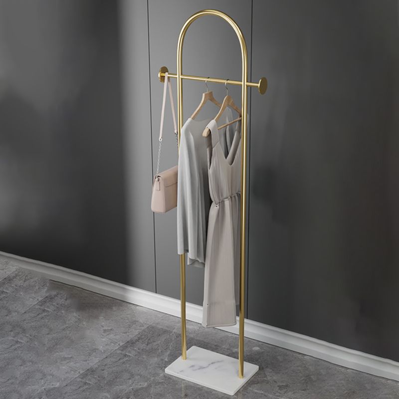 Metal Entryway Kit Industrial Hall Tree with Hanging Rail Free Standing Coat Rack Clearhalo 'Entry & Mudroom Furniture' 'furn' 'furn_hall_tree_coat_racks' 'Furniture' 'Hall Trees & Coat Racks' 'hall_tree_coat_racks' 1200x1200_6b2f981b-4f34-4535-82fb-b42f02389bb9