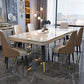 Sintered Stone Dining Table Luxury Style 4 Legs Base Table for Dining Room Clearhalo ' dining_table' 'Dining Tables & Seating' 'Dining Tables' 'furn' 'furn_dining_table' 'Furniture' 'furniture_dining_table' 'Kitchen & Dining Furniture' 'kitchen&dining_furn' 'kitchen' 'kitchen_dining_table' 1200x1200_6b30f7c6-55c2-41d8-ab4d-1eacfb7c9e9a