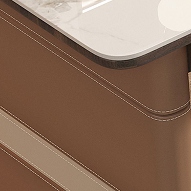 Rectangle fritté de bureau de bureau de bureau glamour glamour