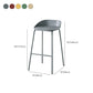 Indoor Plastic and Metal Bar Stool Modern Low Back Armless Bar Stool Clearhalo 'Bar Furniture' 'Bar Stools' 'bar_stools' 'furn' 'furn_bar_stools' 'Furniture' 'Kitchen & Dining Furniture' 1200x1200_6b3370b9-3df3-4084-a809-904ec3274720