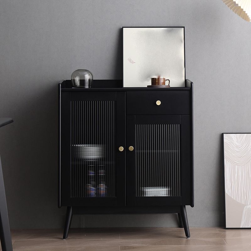 Modern Sideboard Solid Wood Sideboard with Door for Living Room Clearhalo 'buffet_sideboard' 'Buffets & Sideboards' 'furn' 'furn_buffet_sideboard' 'Furniture' 'Kitchen & Dining Furniture' 1200x1200_6b34ac91-e604-4b2e-b456-20584232f620