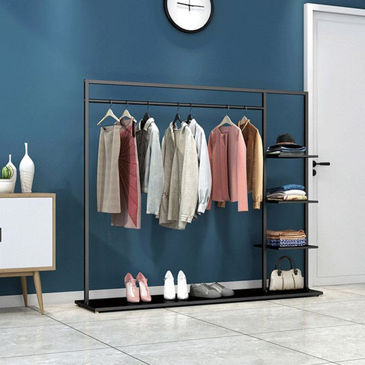 Moderne Metallhalle -Hängeschiene und 3 Lagernregale Eingangshalle Tree