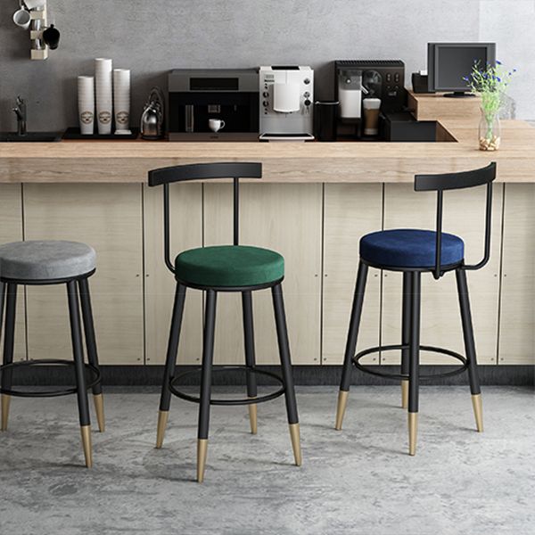 Industrial Style Bar-stool Metal Counter Bar Stool for Restaurant Clearhalo 'Bar Furniture' 'Bar Stools' 'bar_stools' 'furn' 'furn_bar_stools' 'Furniture' 'furniture_bar_stools' 'Kitchen & Dining Furniture' 1200x1200_6b36485e-ebd0-4f96-8eeb-fa62d3797684