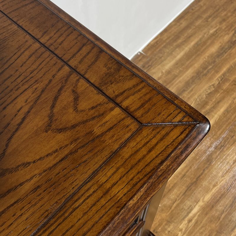 Cofre de almacenamiento horizontal moderno de mediados de siglo con 7 cajones para el hogar