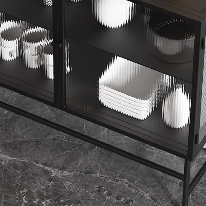 Mobile moderno in metallo porte in metallo armadio per soggiorno per soggiorno