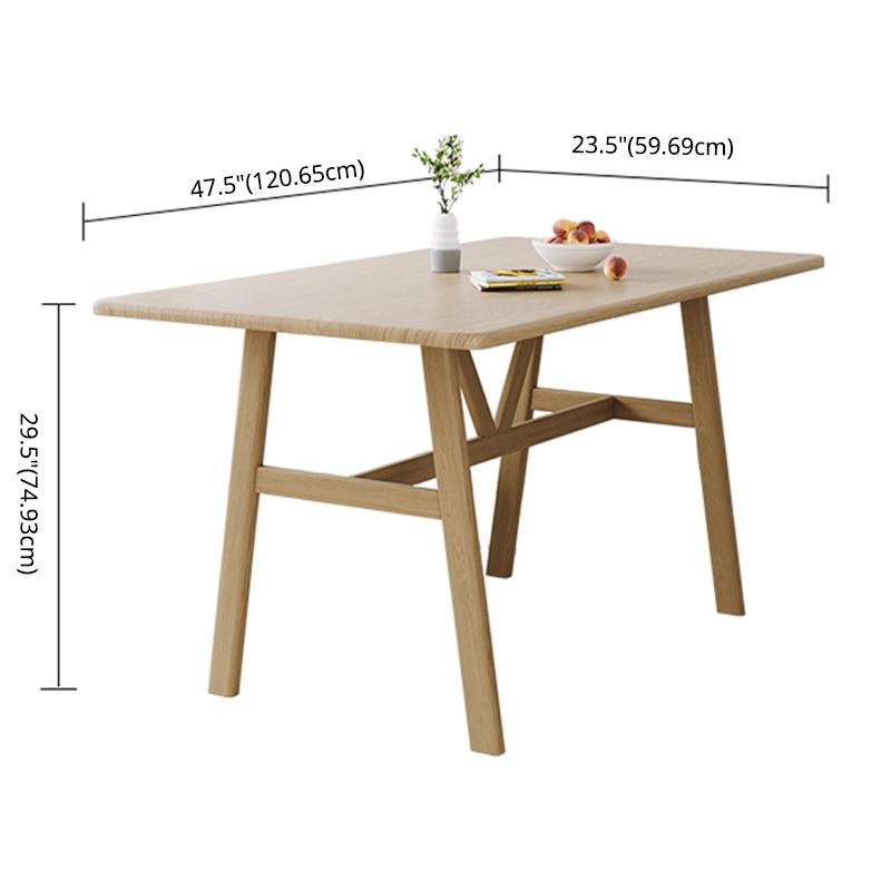 Rectangular Contemporary MDF Dining Room Set Dining Furniture Set with Metallic Base Clearhalo 'Dining Room Sets' 'Dining Tables & Seating' 'dining_room_set' 'furn' 'furn_dining_room_set' 'Furniture' 'furniture_dining_room_set' 'Kitchen & Dining Furniture' 'kitchen&dining_furn' 'kitchen' 1200x1200_6b3afa25-0b38-4bdb-b2c0-f31249599b19