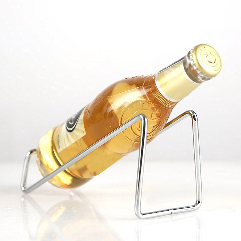 Contemporary Metal Wine Rack Bottle Countertop Bottle Holder for Kitchen Clearhalo 'furn' 'furn_wine_racks' 'Furniture' 'Kitchen & Dining Furniture' 'Wine Racks' 'wine_racks' 1200x1200_6b3bb9e4-44b0-4825-8ed7-c454dc513cba