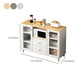 Modern Style Dining Server 2-drawer Sideboard Table with Open Storage Clearhalo 'buffet_sideboard' 'Buffets & Sideboards' 'furn' 'furn_buffet_sideboard' 'Furniture' 'Kitchen & Dining Furniture' 1200x1200_6b3c2b34-0341-4e78-82f8-70f81d0c50f1