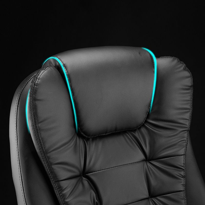 Sedia da ufficio contemporanea con base in metallo argentato Sedia da computer ergonomica direzionale